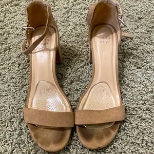 Nude short heels size 8!